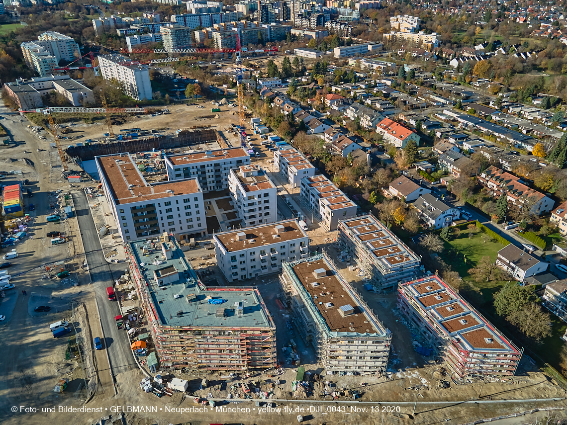 13.11.2020 - Piederstorfer Gelände und Alexisqaurtier am Karl-Marx-Ring in Neuperlach